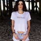 Women's White Crop Top