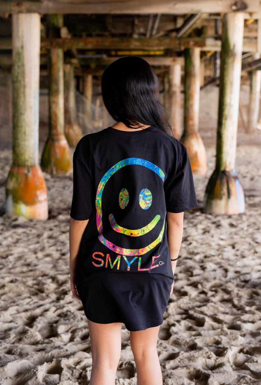 Smyle Black Tee