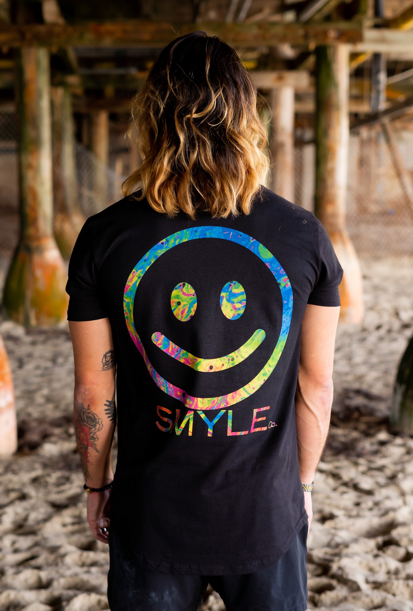 Smyle Black Tee