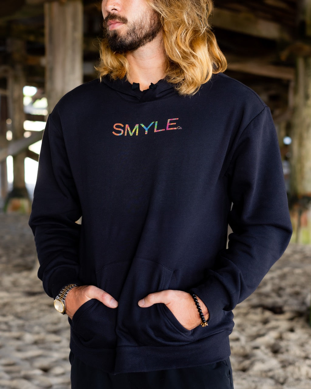 Smyle Black Hoodie