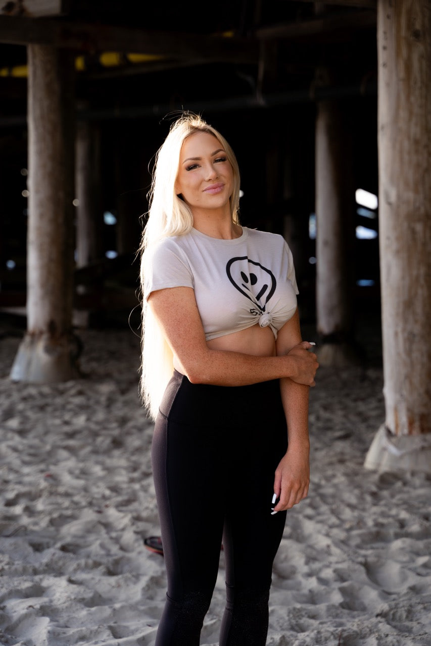 Women's White Crop Top